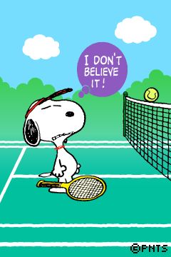 for iPhone  Snoopy comics Snoopy pictures Tennis funny