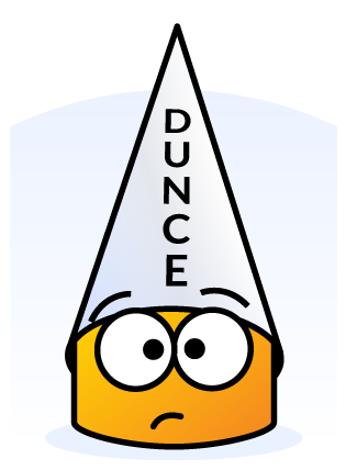 Image result for dunce emoji