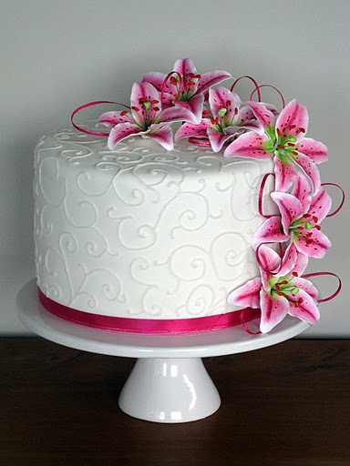 22 Best Lily cake ideas  cake lily cake cupcake cakes