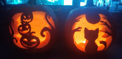 Image result for Carved pumpkin  images