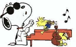Snoopy Piano Sticker - Snoopy Piano Music - Discover  Share GIFs