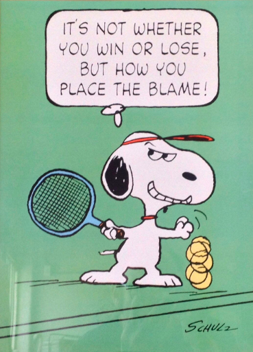 Snoopy Tennis  Snoopy Best part of me Win or lose
