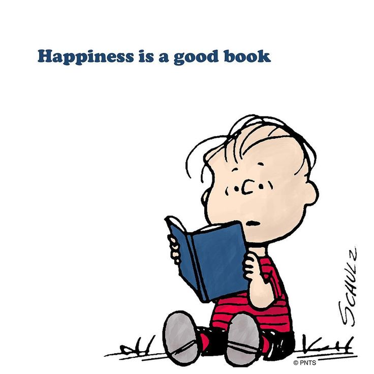 Snoopy And The Peanuts Gang on Instagram Happiness is a good book    Good books Book nerd I love books
