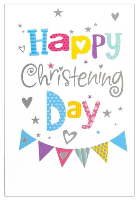 Happy Christening Day Card A5 - Boy Girl Baby Niece Nephew God Daighter Son  5052738589925  eBay