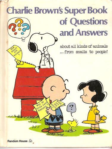 Charlie Browns Super Book of Questions and Answers  Charlie brown  Charlie brown characters Childrens books