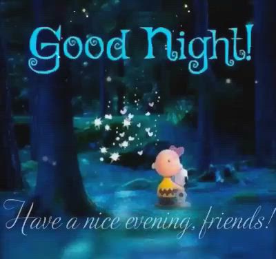 Wishing you a beautiful evening Video  Snoopy dance Snoopy happy dance  Good night my friend