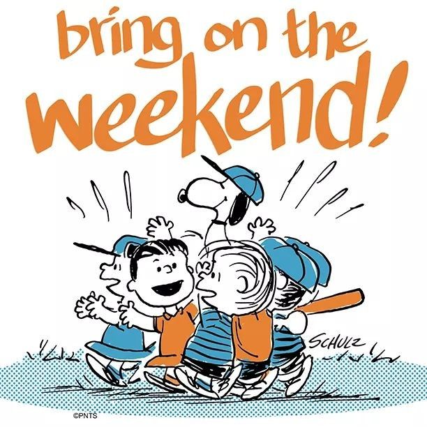 This weekend will be great  Snoopy comics Snoopy funny Snoopy