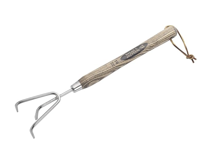Spear  Jackson - Traditional Long Handled Stainless 3 Prong Cultivator 12quot