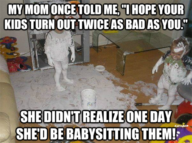 Funny Babysitting Quotes QuotesGram