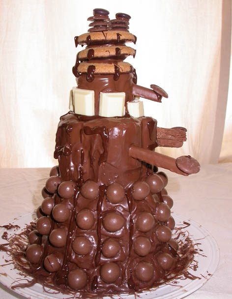 Dalek Chocolate Cake Recipe - Chocablog