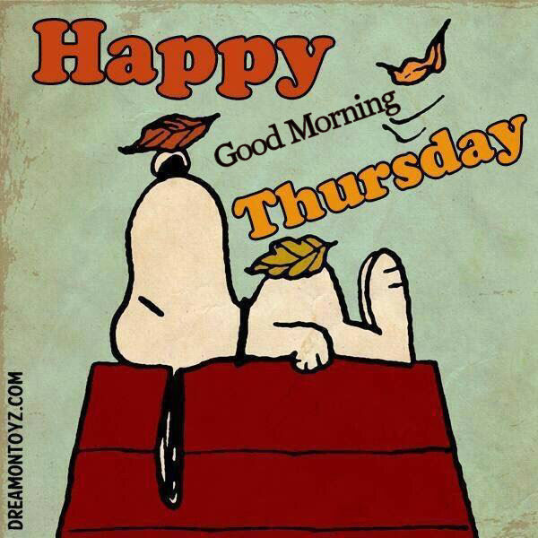 Snoopy Good Morning Thursday Quote Pictures Photos and Images for  Facebook Tumblr Pinterest and Twitter