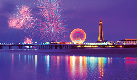 Image result for Beautiful fireworks over Blackpool images
