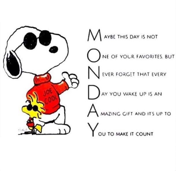 10 Monday Snoopy Quotes For The New Week  Snoopy quotes Happy monday  quotes Snoopy funny