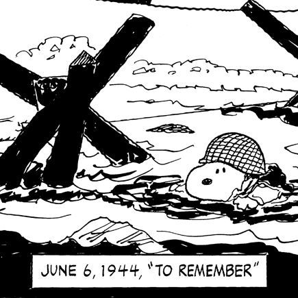 Snoopy commemorates D-Day  Snoopy Peanuts gang Snoopy love