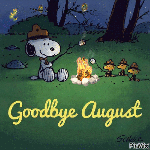 Snoopy Goodbye August Gif Pictures Photos and Images for Facebook  Tumblr Pinterest and Twitter