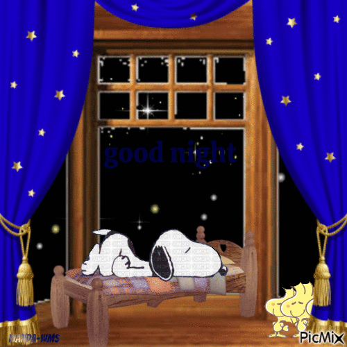 Good Night Snoopy Cartoon - PicMix