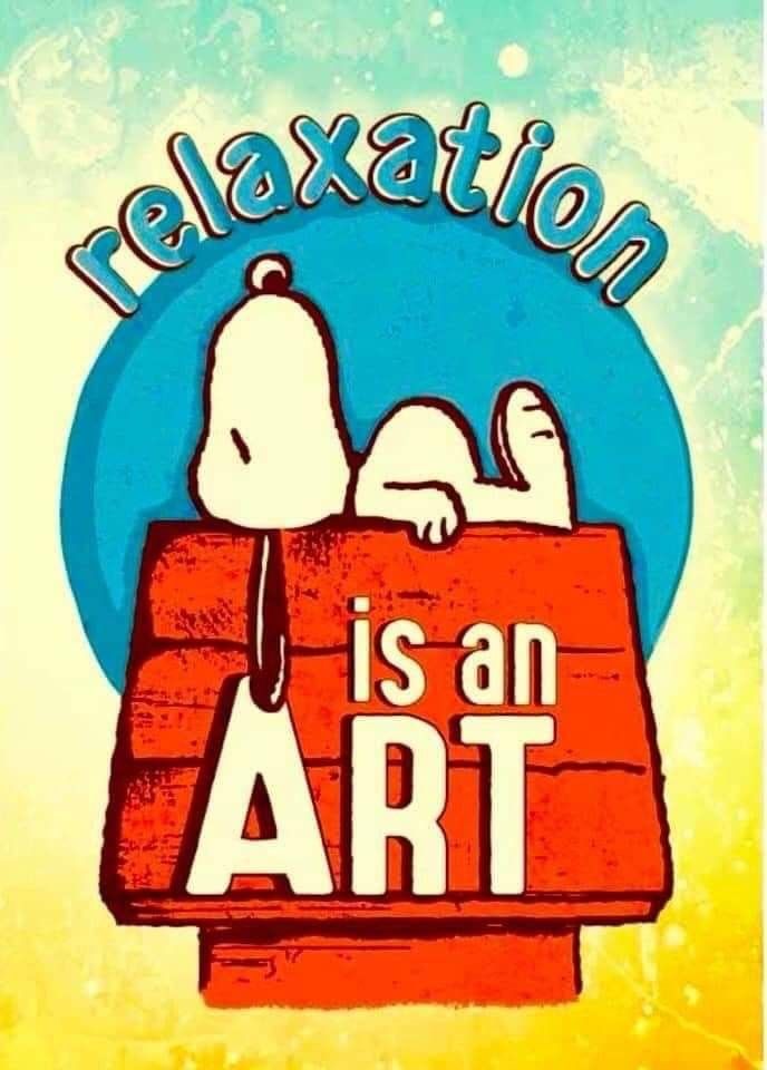 Relaxing is an Art  Snoopy quotes Snoopy wallpaper Snoopy love