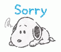 Snoopy Sorry GIF - Snoopy Sorry - Discover  Share GIFs
