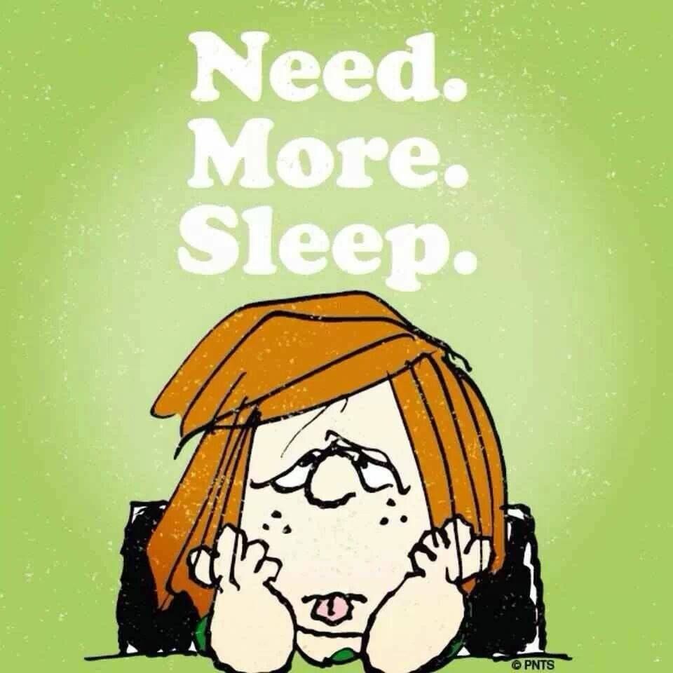 Need More Sleep  Snoopy love Peanuts gang Snoopy