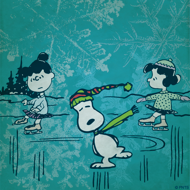 Skating the day away  Snoopy love Snoopy Snoopy pictures