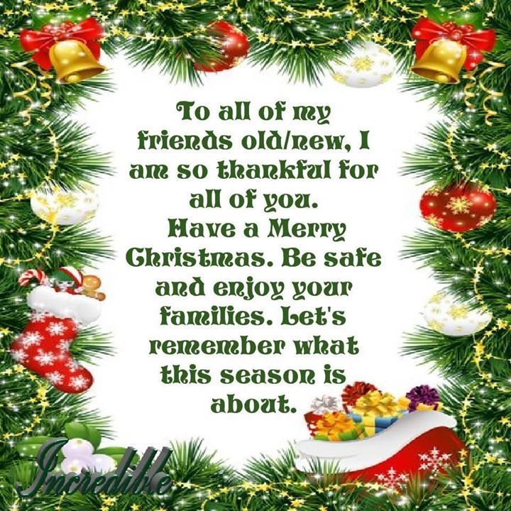 Have A Merry Christmas Friends  Merry christmas friends