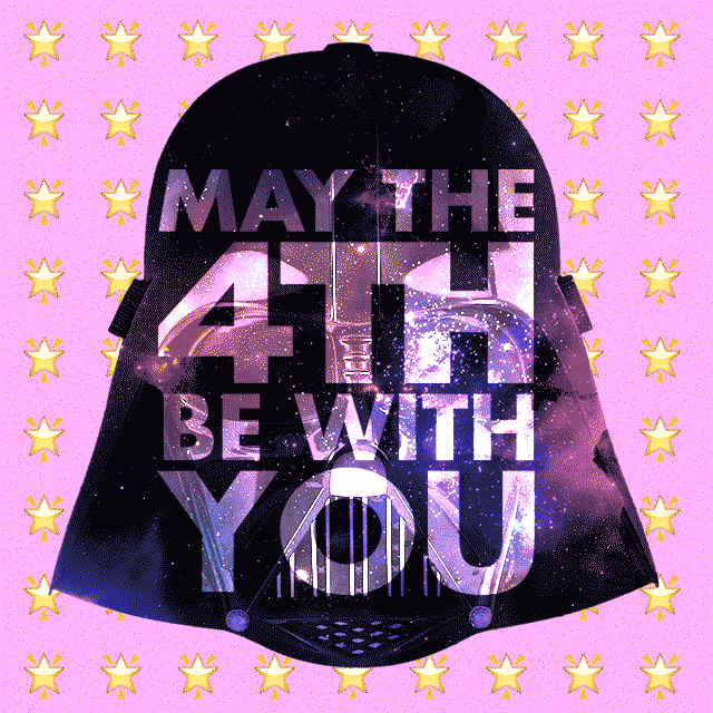 Pin by Marta Guimares on Gifs 3  Happy star wars day May the 4th be  with you Last star wars
