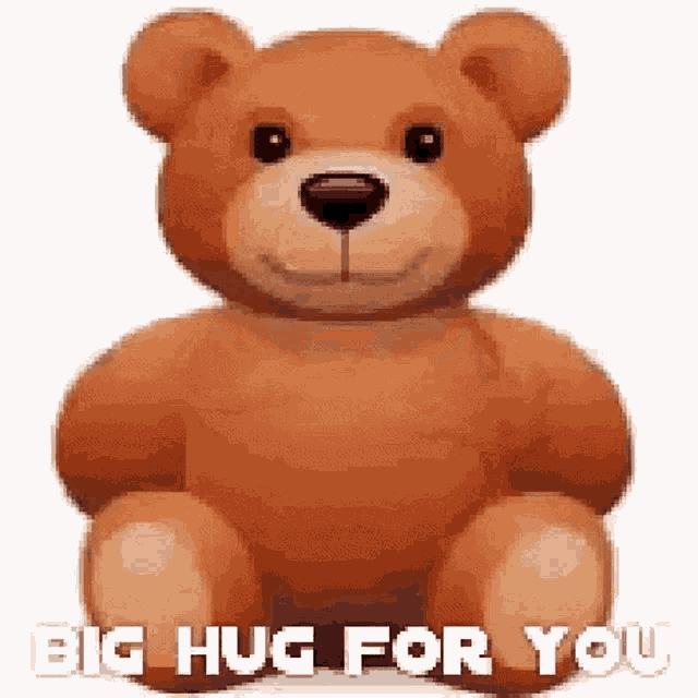 Big Hug For You Hugs GIF - Big Hug For You Hugs Teddy Bear - Discover   Share GIFs