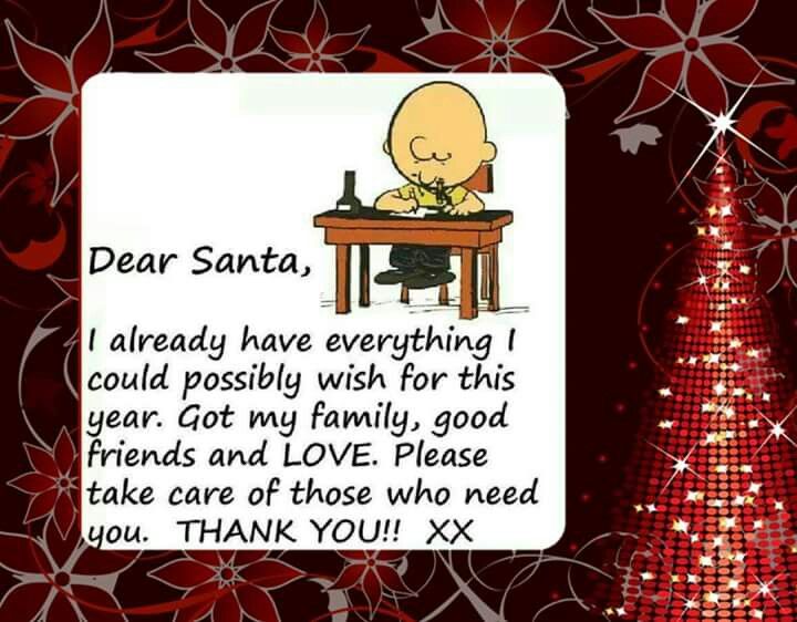 Charlie Brown Dear Santa letter  Peanuts cartoon Peanuts snoopy Charlie  brown