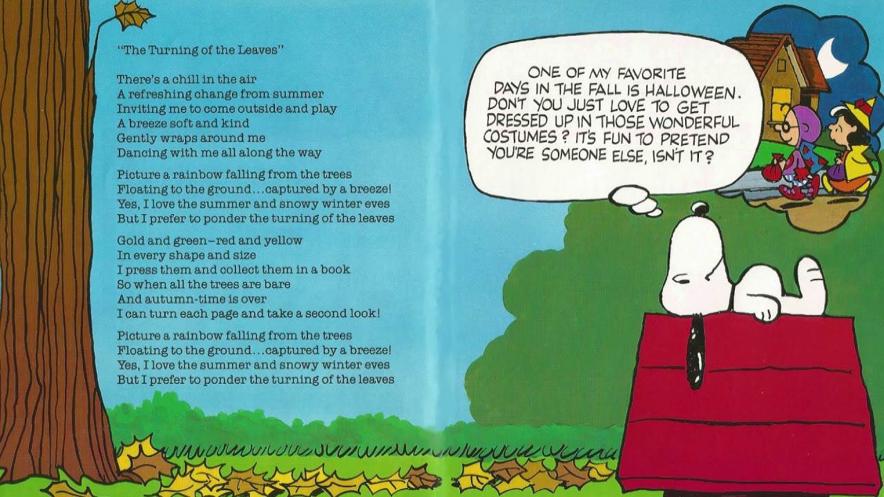 Snoopy The Turning of the Leaves - YouTube