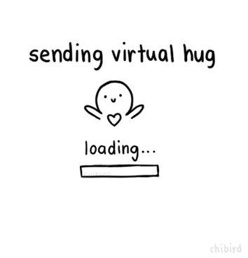 Virtual hug for you  GIF  Know Your Meme