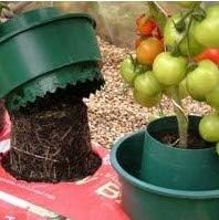 A6 Gardening Garden Growpot Growbag Watering Pot - Green Set of 6