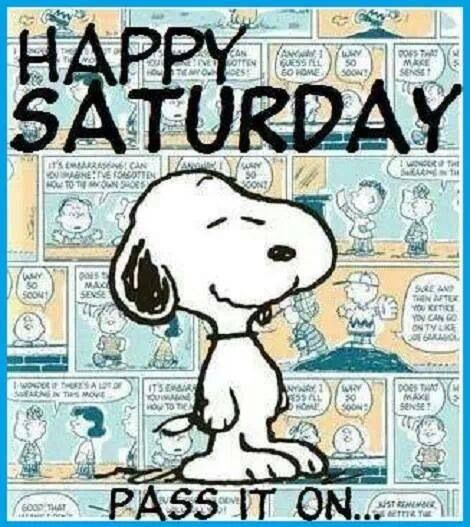 Saturday snoopy   Lustige postkarten Gre zum wochenende Snoopy bilder