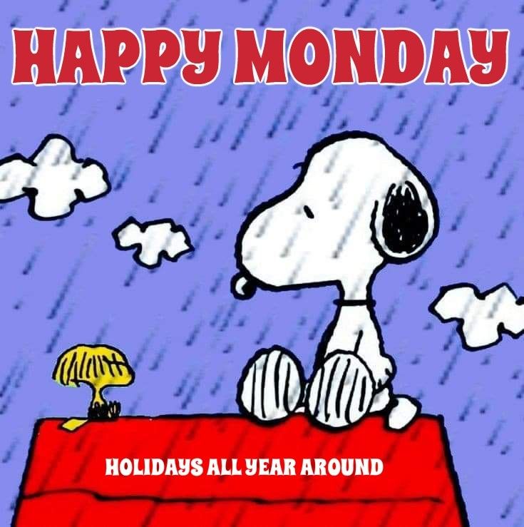 Pin by Susan Hornyak Woods on Happy Monday  Snoopy love Happy monday  Good morning greetings