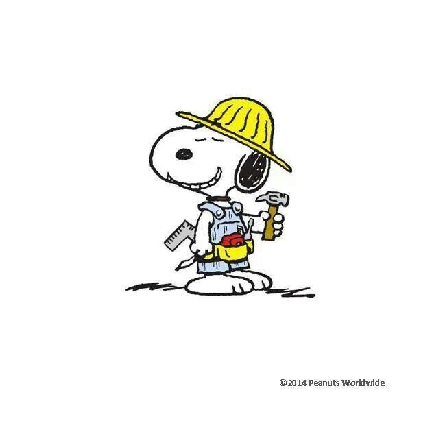 Handyman Snoopy  Charlie brown and snoopy Snoopy Cartoon quotes
