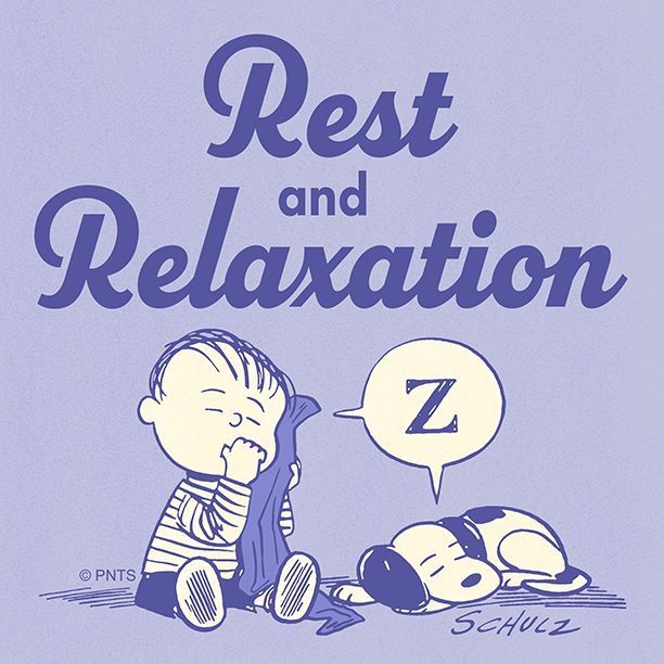 A day to rest and relax  Charlie brown and snoopy Peanuts snoopy quotes  Snoopy