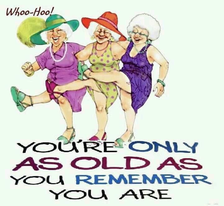 funny old lady cartoons   the Old Lady Youre Only As Old As