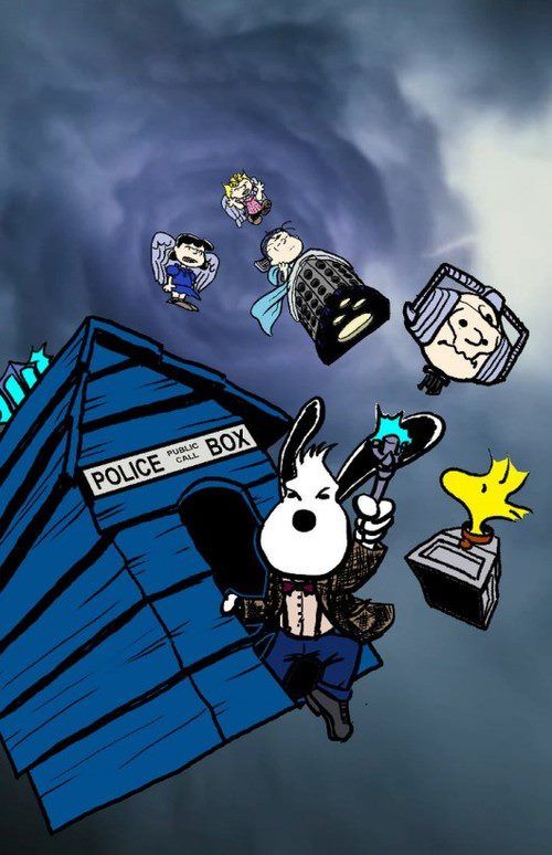 Snoopy Doctor Who  Doctor who Snoopy Doctor