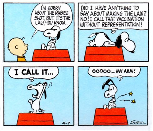 Snoopys sore arm  Snoopy cartoon Peanuts snoopy woodstock Snoopy funny