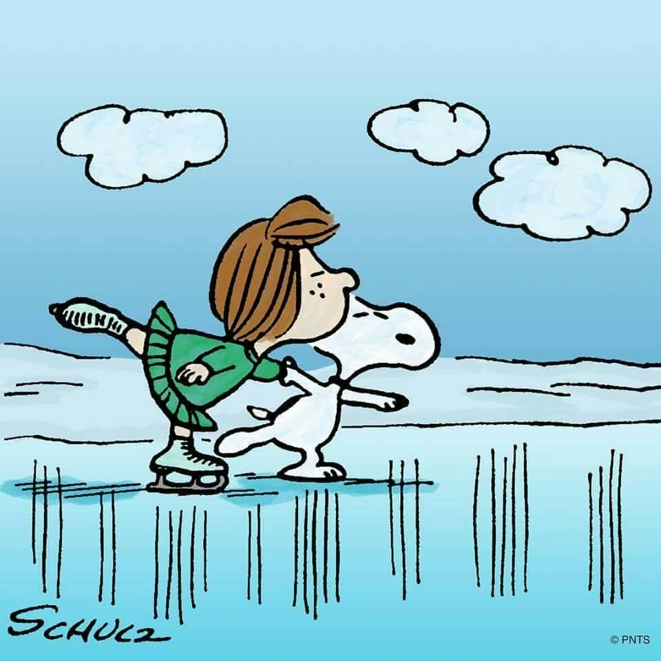 53 ICE SKATING WITH THE PEANUTS GANG ideas  peanuts gang charlie brown  and snoopy snoopy and woodstock