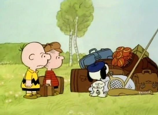 Packing for France - Bon Voyage Charlie Brown  Charlie brown and snoopy  Bon voyage charlie brown Cartoonist