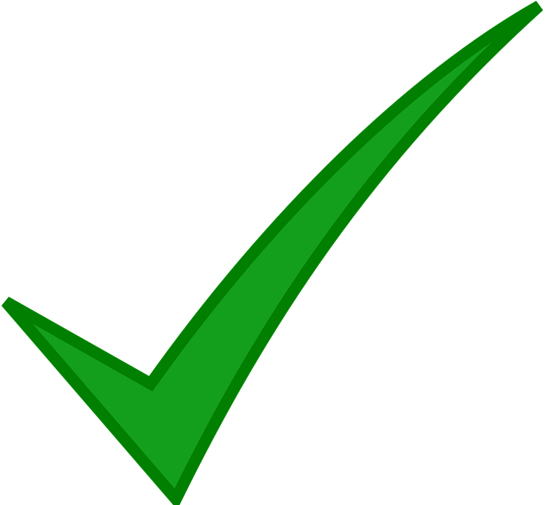 Tick Mark Ok Perfect Check Done Sign Good Green