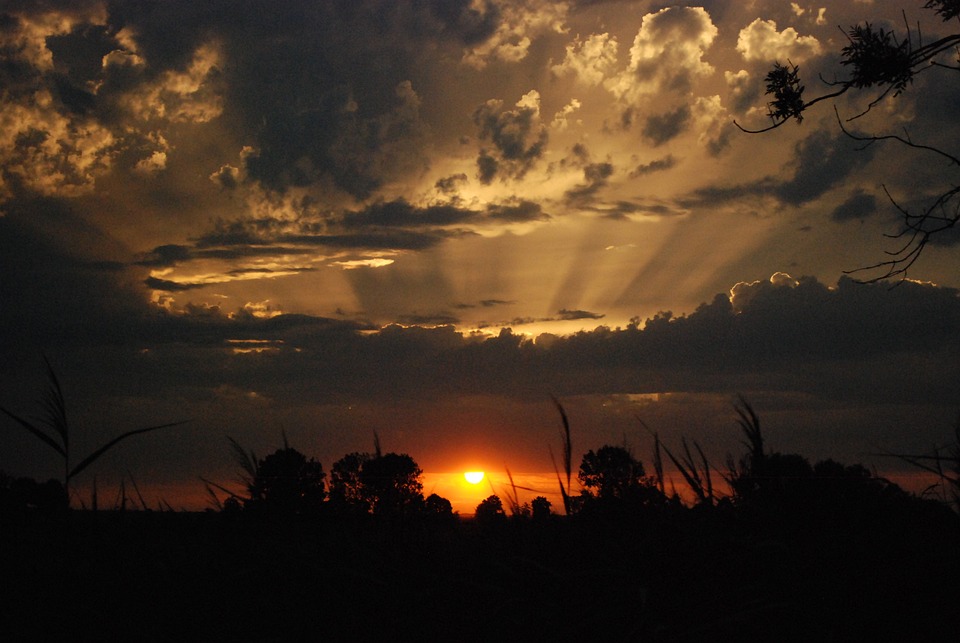 Sunset October Evening Sky - Free photo on Pixabay
