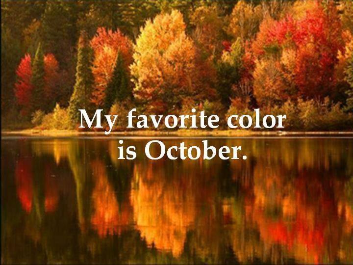 Welcome October